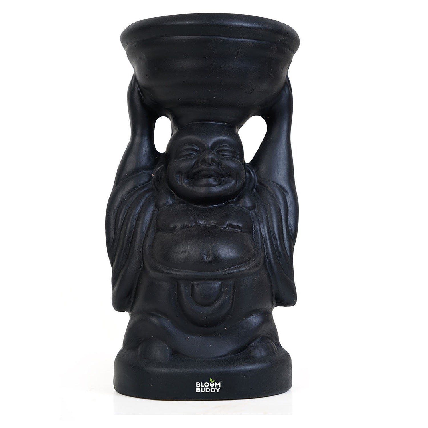 Bloom Buddy Laughing Buddha Planter Pot for Indoor Plants | Decorative ...