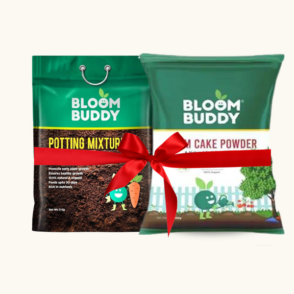 Potting mixture and Neem cake powder combo