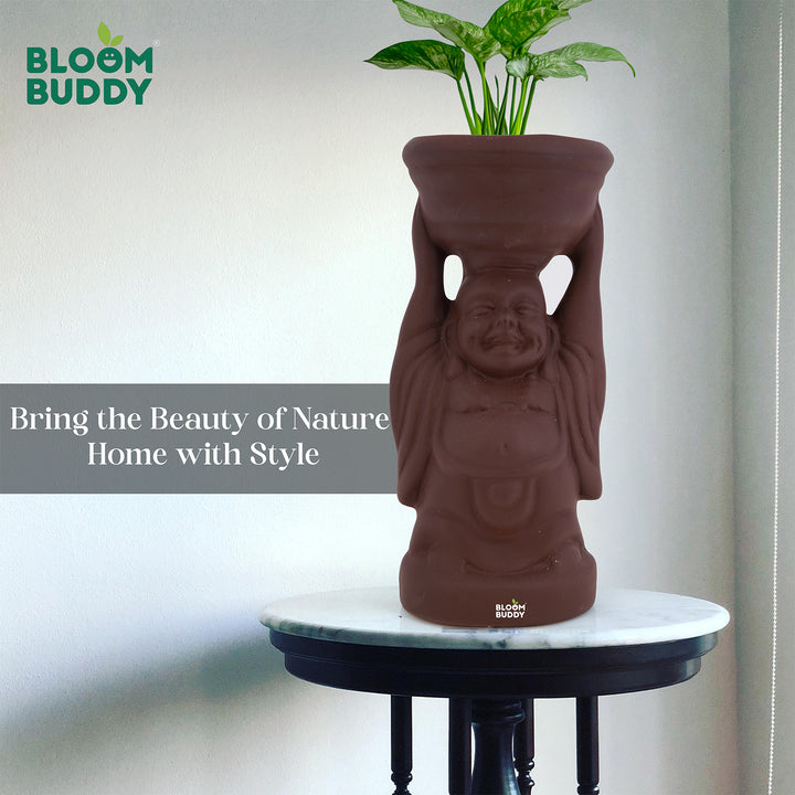 Bloom Buddy Decorative Buddha Plant Pot for Indoor Plants | Stylish Ta ...